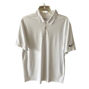 Nike White Polo Shirt Classic Design